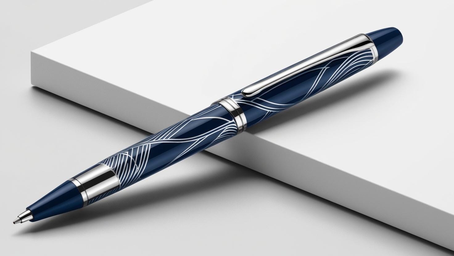 ball point pen printing design on pen