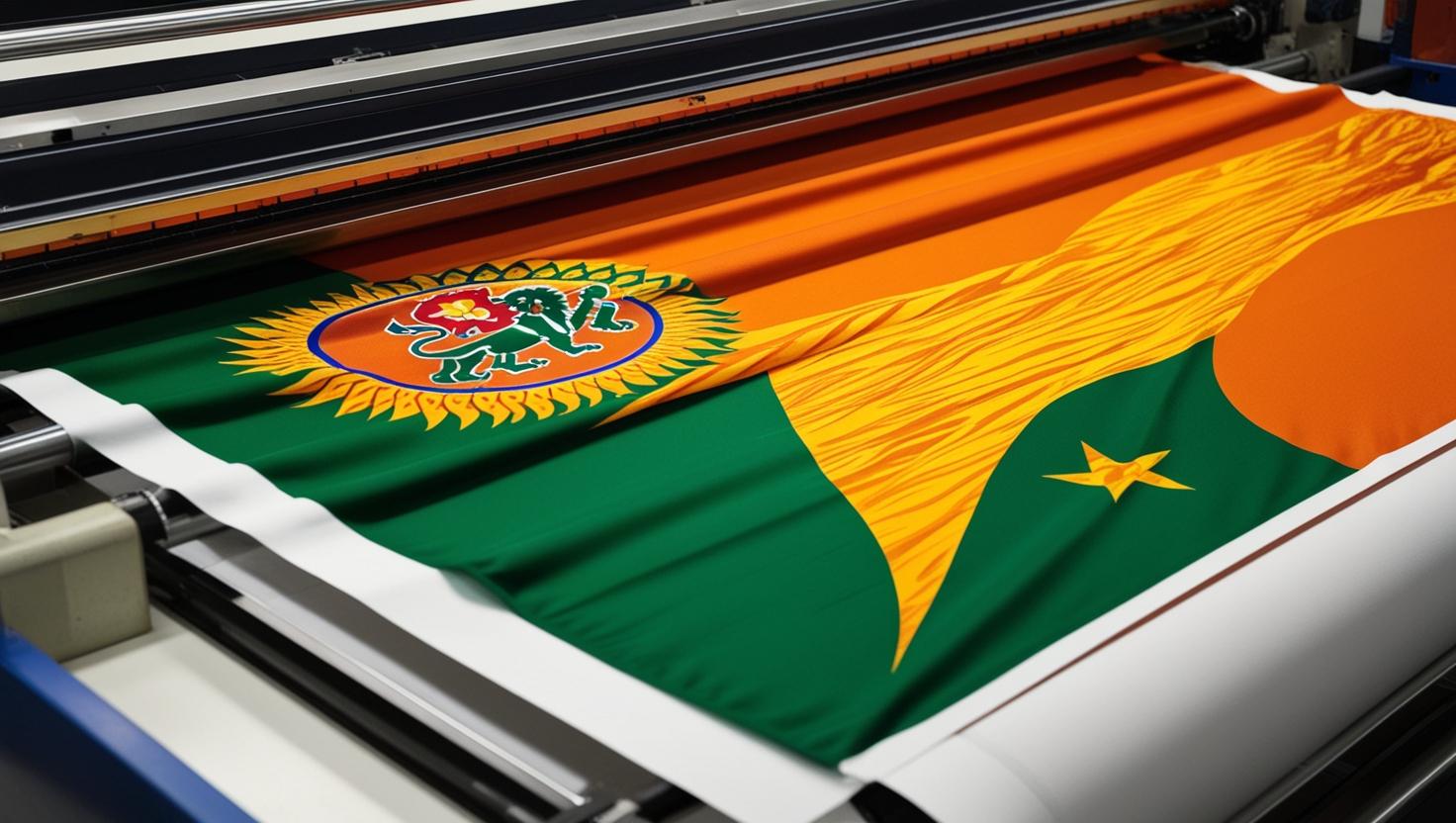 srilanka flag printing